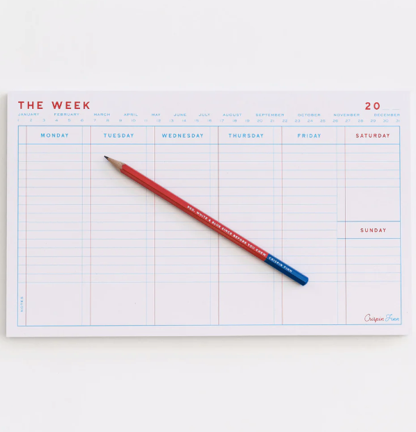 Notesbog • Kalender • 52 Uger