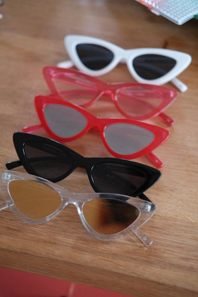 Pelmel Regnfuld Afgørelse Solbrille • Cat Eye • Rød • Le Specs