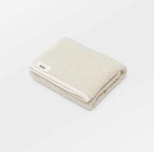 Håndklæde • Økologisk Ufarvet Bomuld • Råhvid • 30x50