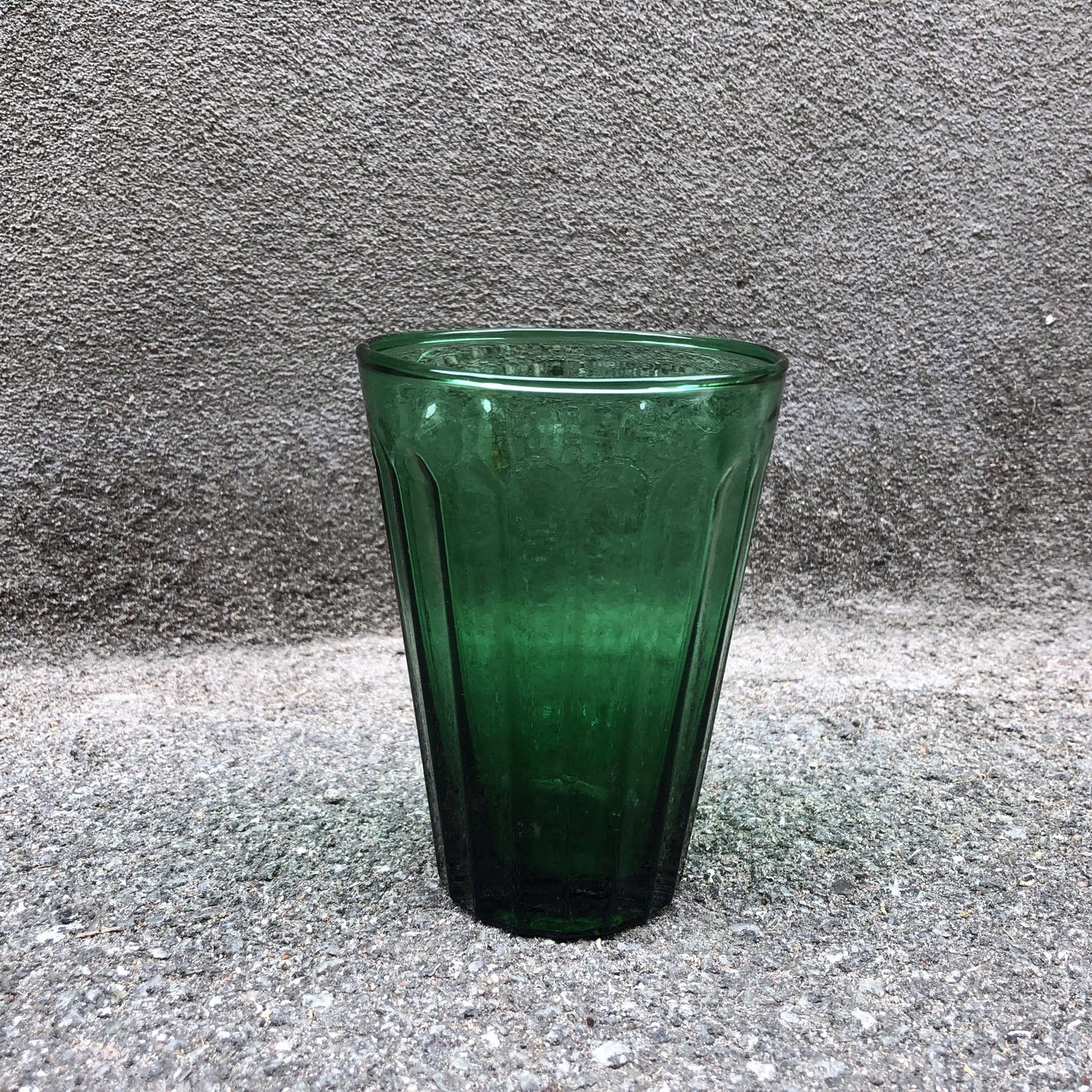Bitossi Glas Vandglas • Mundblæst • Mos Grøn