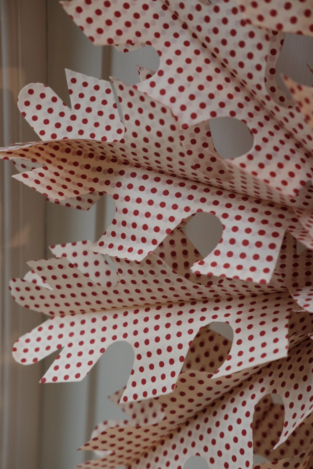 Papirsstjerne • Hvid & Rød