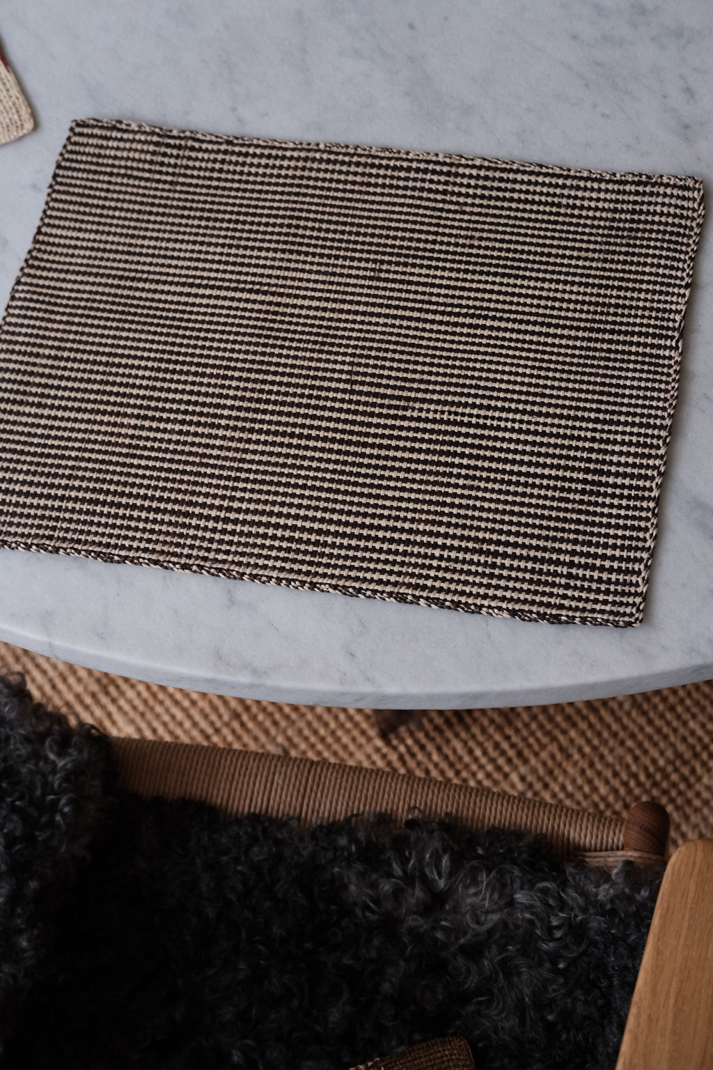 Dækkeserviet • Palmeblade • Iraca • Sorte Tern