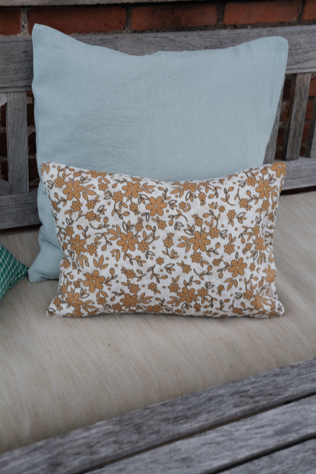 Pudevår • Hør • 30x40 cm • Fleur Moutarde