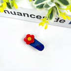 Hårklip • Blomst • spænde • Mint, Lyserød, Gul • DORA