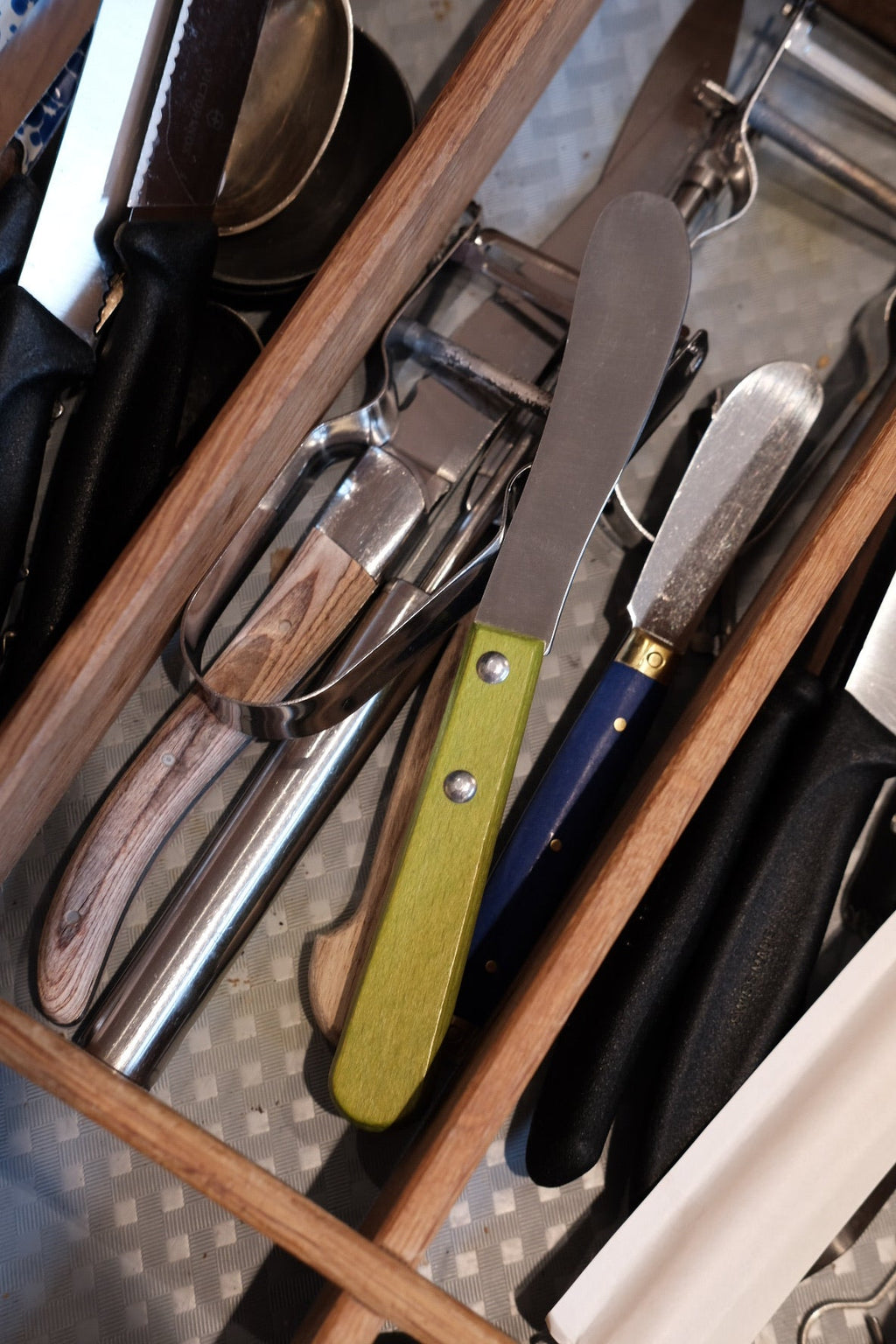 Smørkniv • Træskaft • Lime