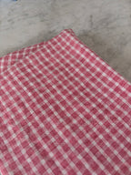 Pudevår • Hør • Mellem • Carreaux Rose • Rosa tern