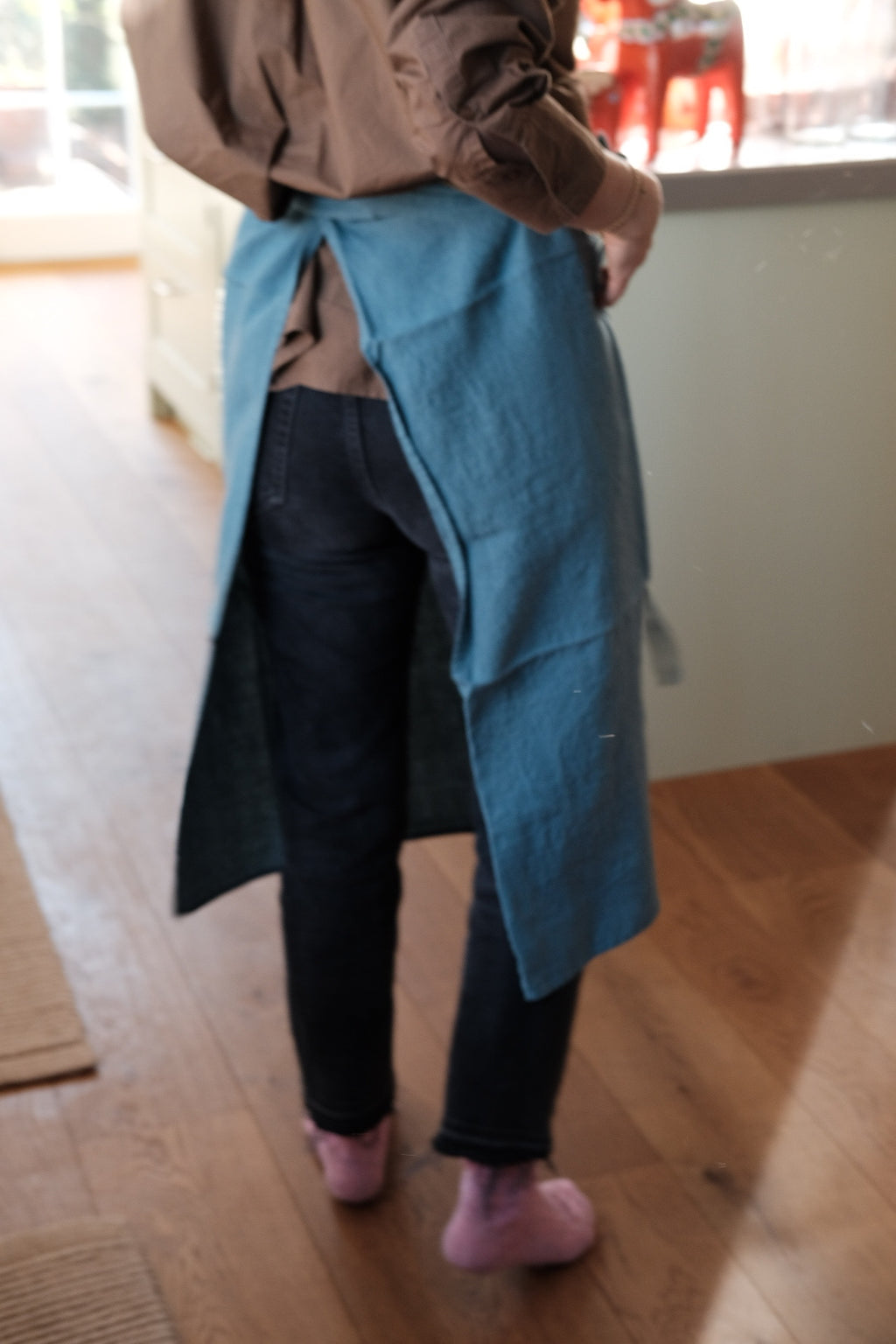 Forklæde • Hør • Bistro • Bleu Ocean • Blågrøn