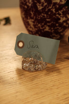 Bordkort Holder • Mundblæst Glas • 4 stk