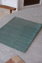 Dækkeserviet • Palmeblade • Iraca • Tyrkis Tern