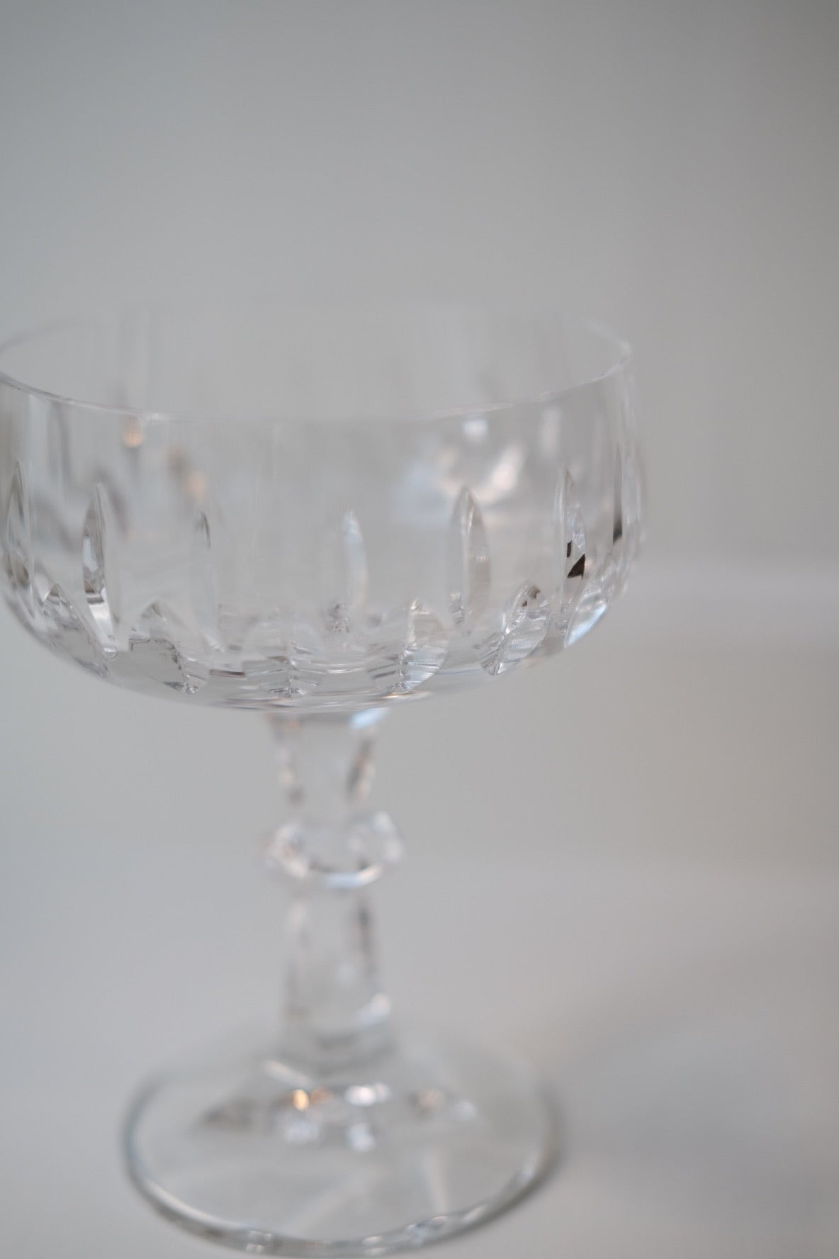 Vintage Champagneskål • Glas • 13 cm