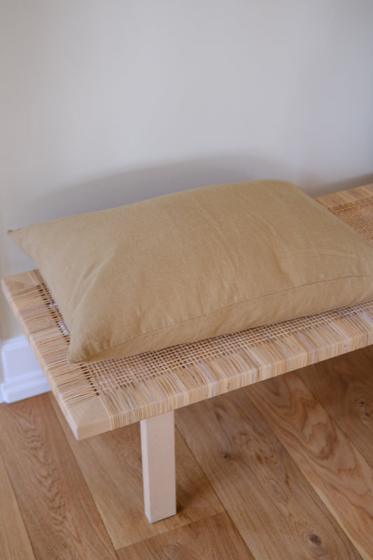 Flax pillow • 50x70 • Curry