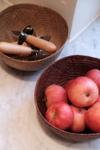 Skål • Palmeblade • Iraca • Brun • Assorteret