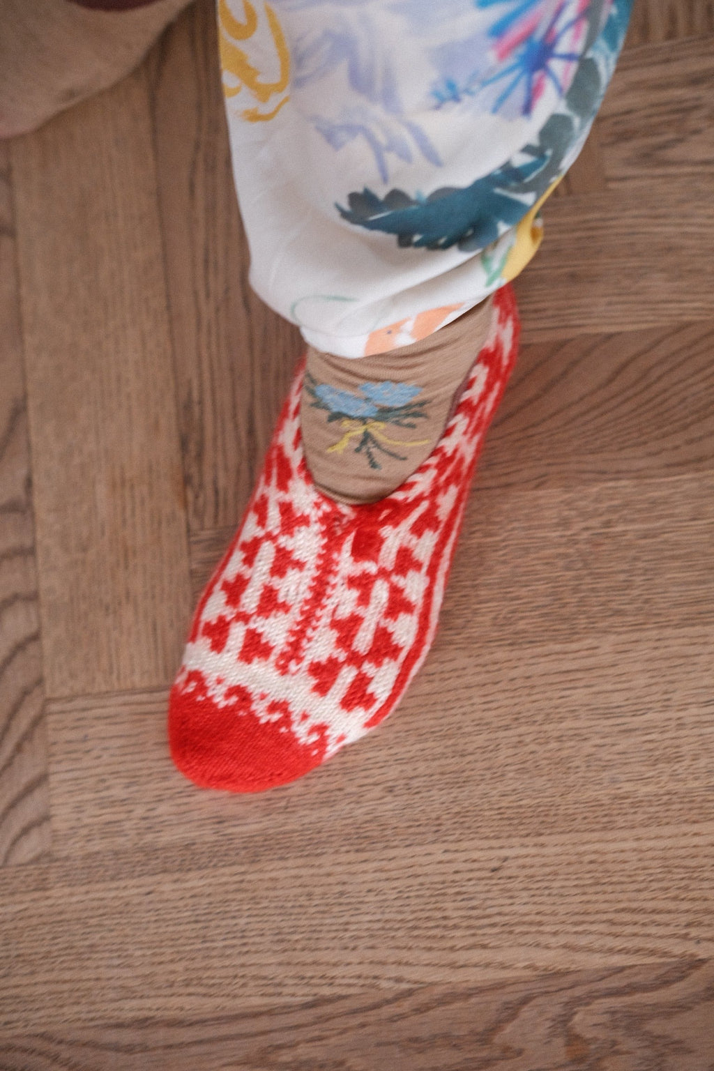 Futter • Håndstrikket • Assorteret med mønster