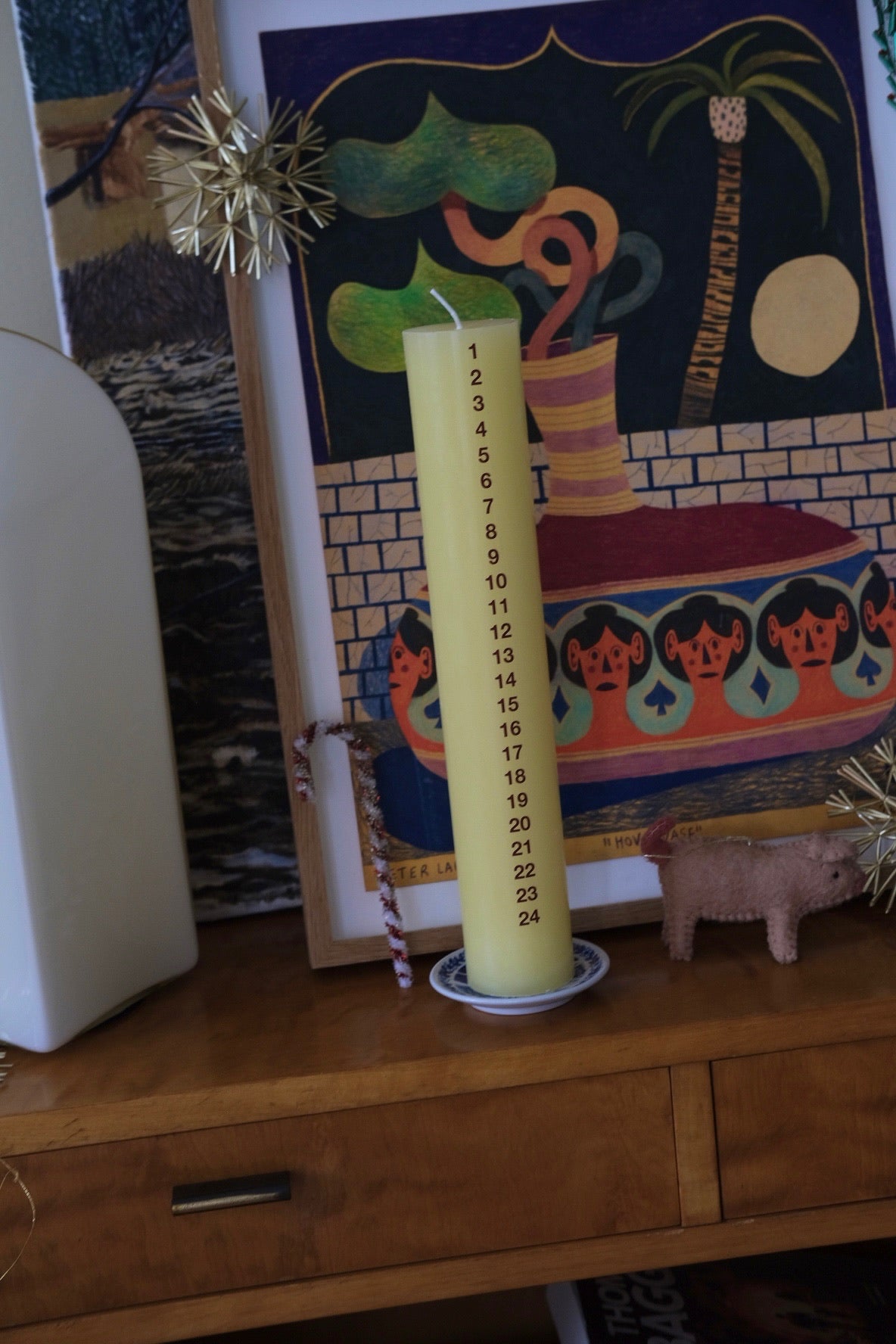 Christmas • Calendar candles • Gold