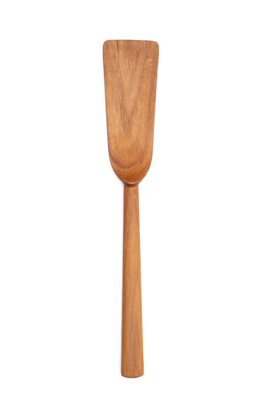 Redskab spatula made of teak wood, kitchen utensir from Kunst og Køkkentøj, natural wood finish for cooking and serving.