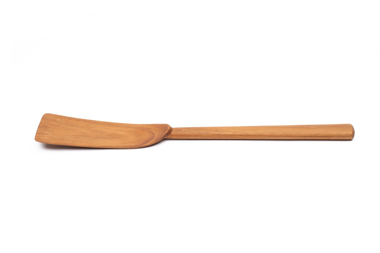 Redskab spatel made of teaktræ, from Kunst og Køkkentøj, for kitchen use, shown in natural wood finish.
