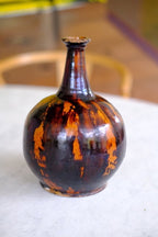 Vintage • Vase • Keramik • Sort Brun