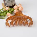 Large Lazy Transparent French Hair Claw Clip: 3 • DORA