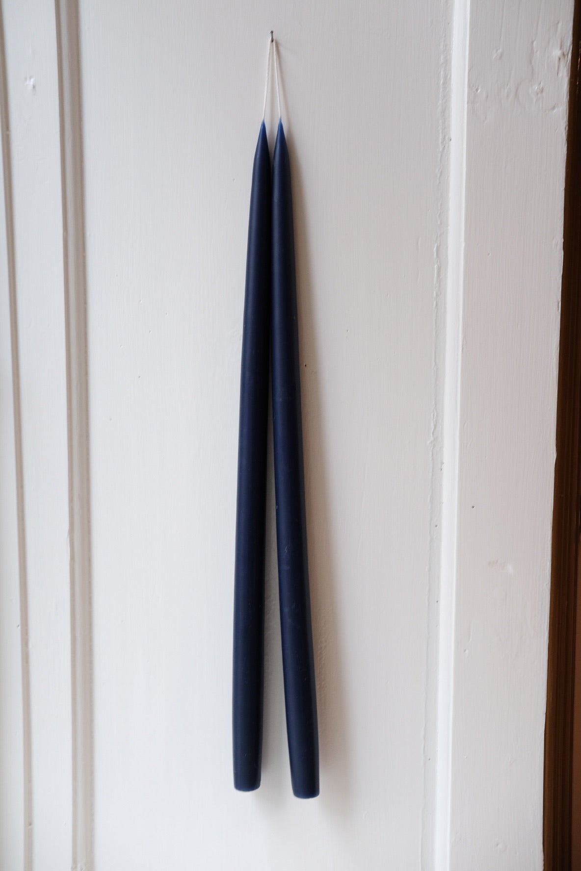 Hånddyppede lys • 45 cm • Marineblå