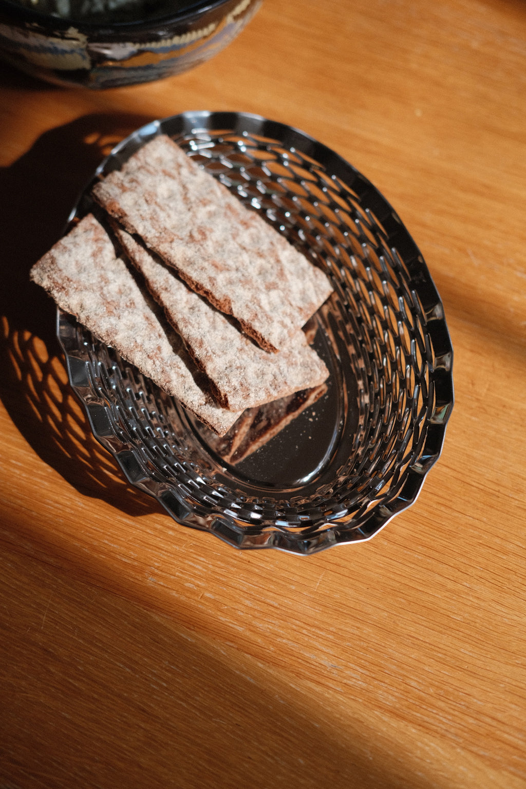 Brødkurv • Rustfrit Stål • Lille