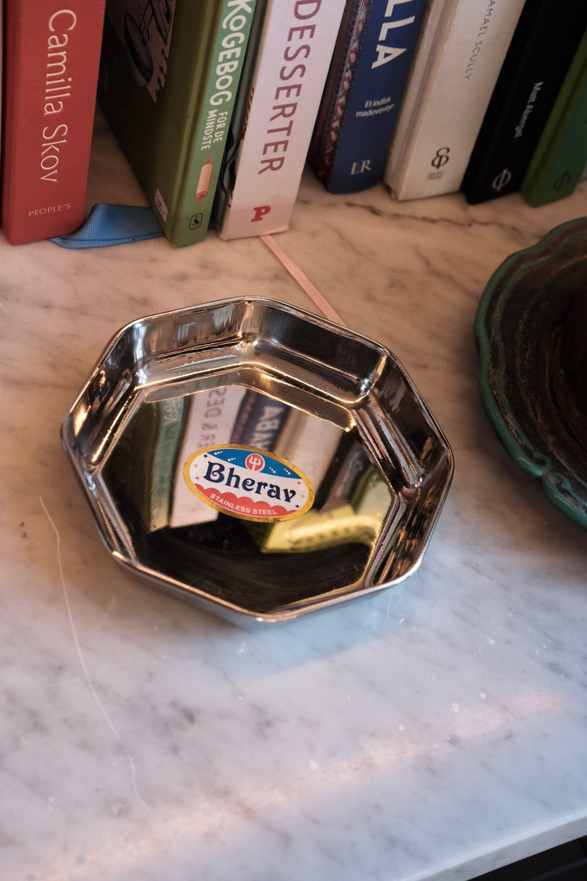 Skål • 8 kantet • Stål • Ø18