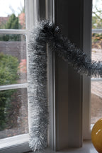 Guirlande • Lametta • 2 meter • Sølv