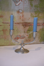 Vintage • Lysestage • Tin • 2armet