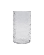 House Doctor Huri glasvase med elegant, afrundet form og gennemsigtigt glas, perfekt til blomster eller som dekorativt element.