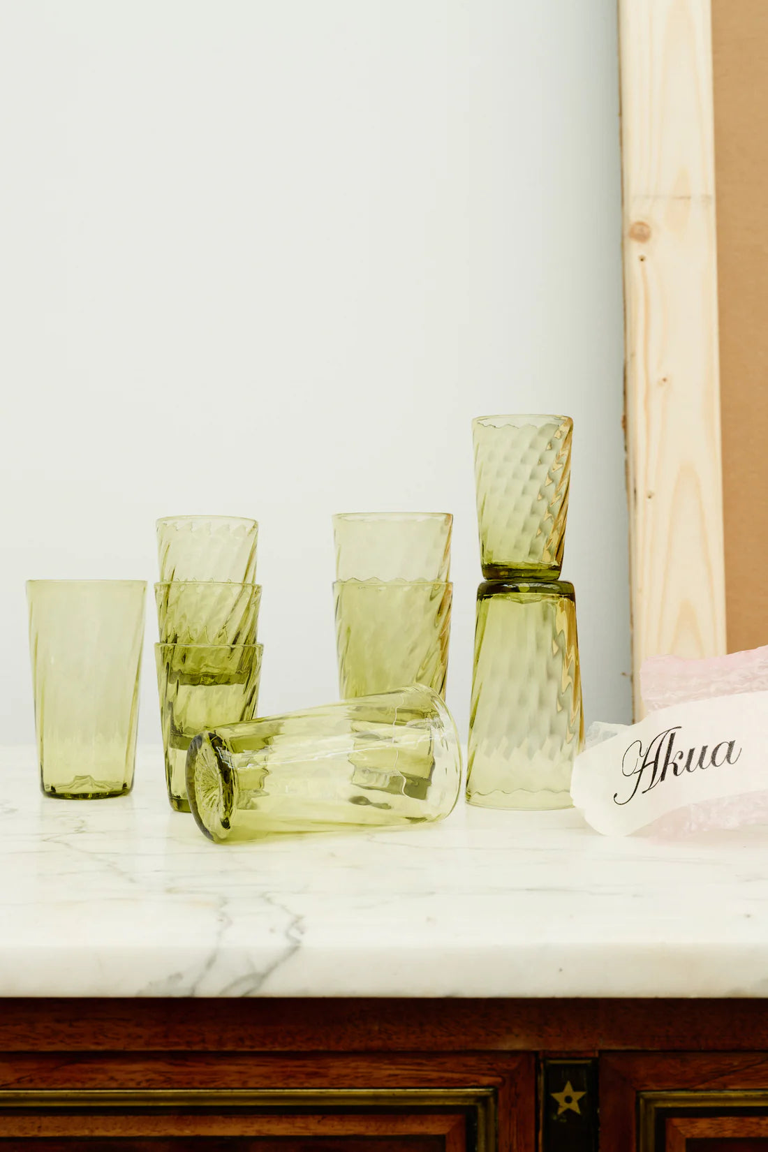 Vandglas • Murano • Karl • 4stk • 11cm