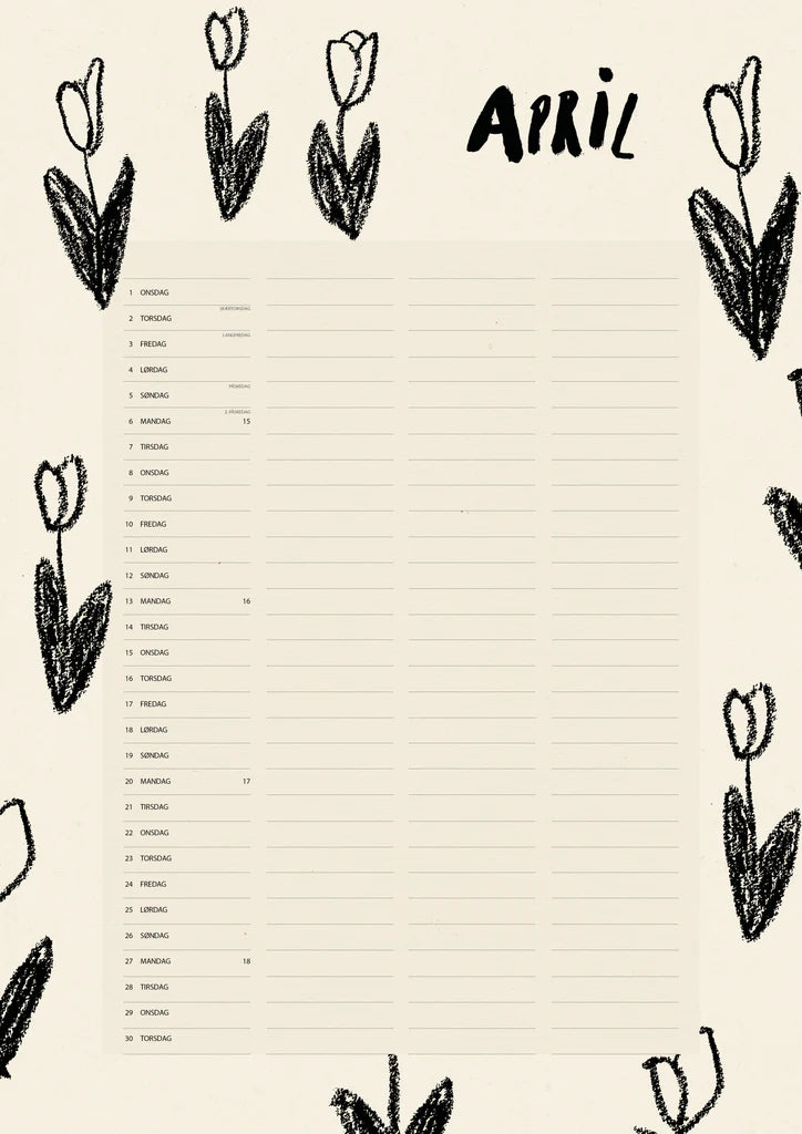 Årskalender • CAN FAMILY • 2026