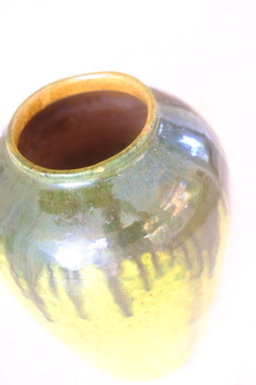 Vintage • Keramik • Lime og grøn