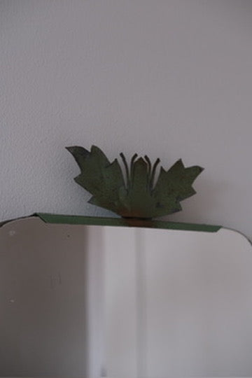 Vintage • Spejl • Aflangt • Blad på ramme • DORA