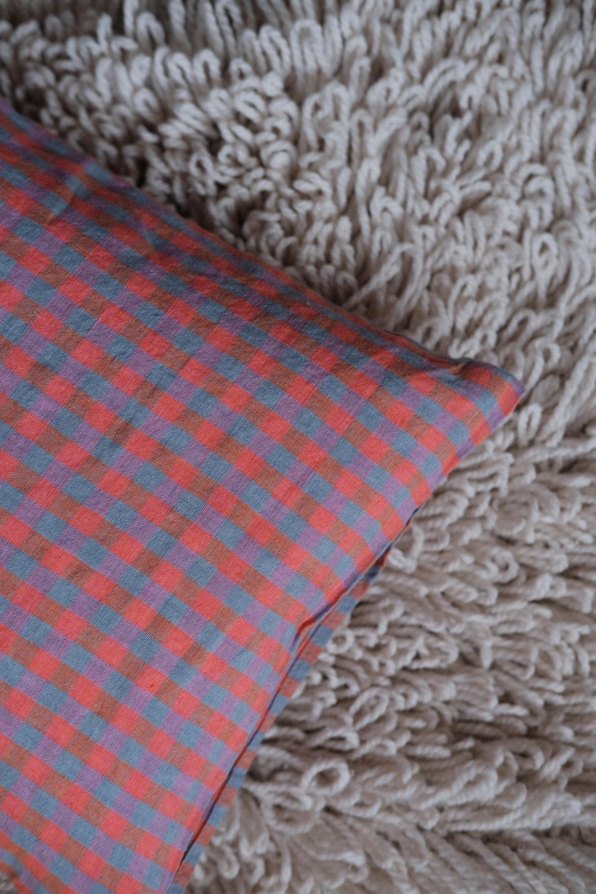 Pudevår • Hør • 30x40 • Vichy Fluo