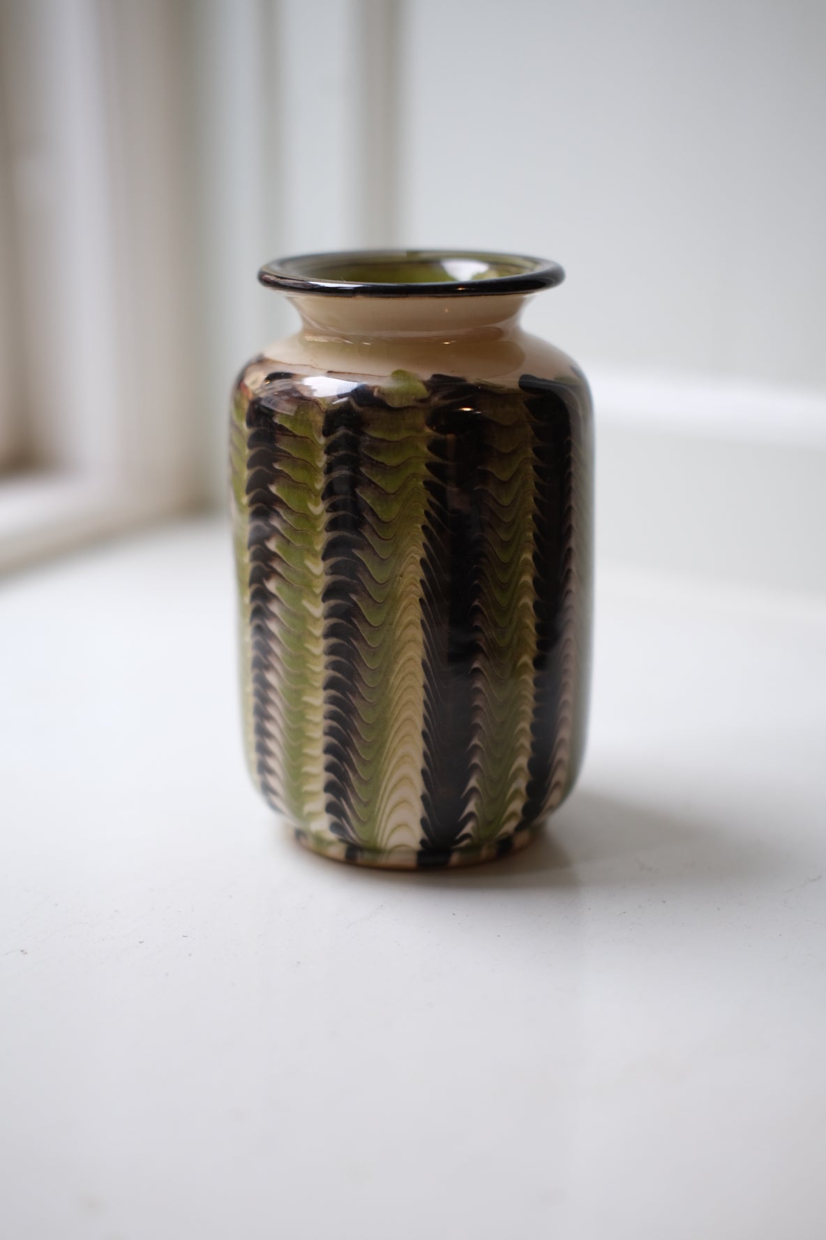 Vintage • Vase • Keramik • Sildeben
