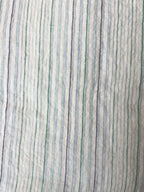 Dug • Hør • 140 x 250 cm • Rayure Blanc Vert