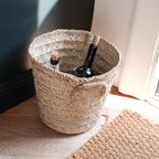 Kurv • Opbevaringkurv • Lille • Flettet Siv