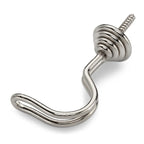 Nikkel Krog Snoet wall hook from DORA KNAGER, featuring a sleek, modern design for hanging coats and accessories.
