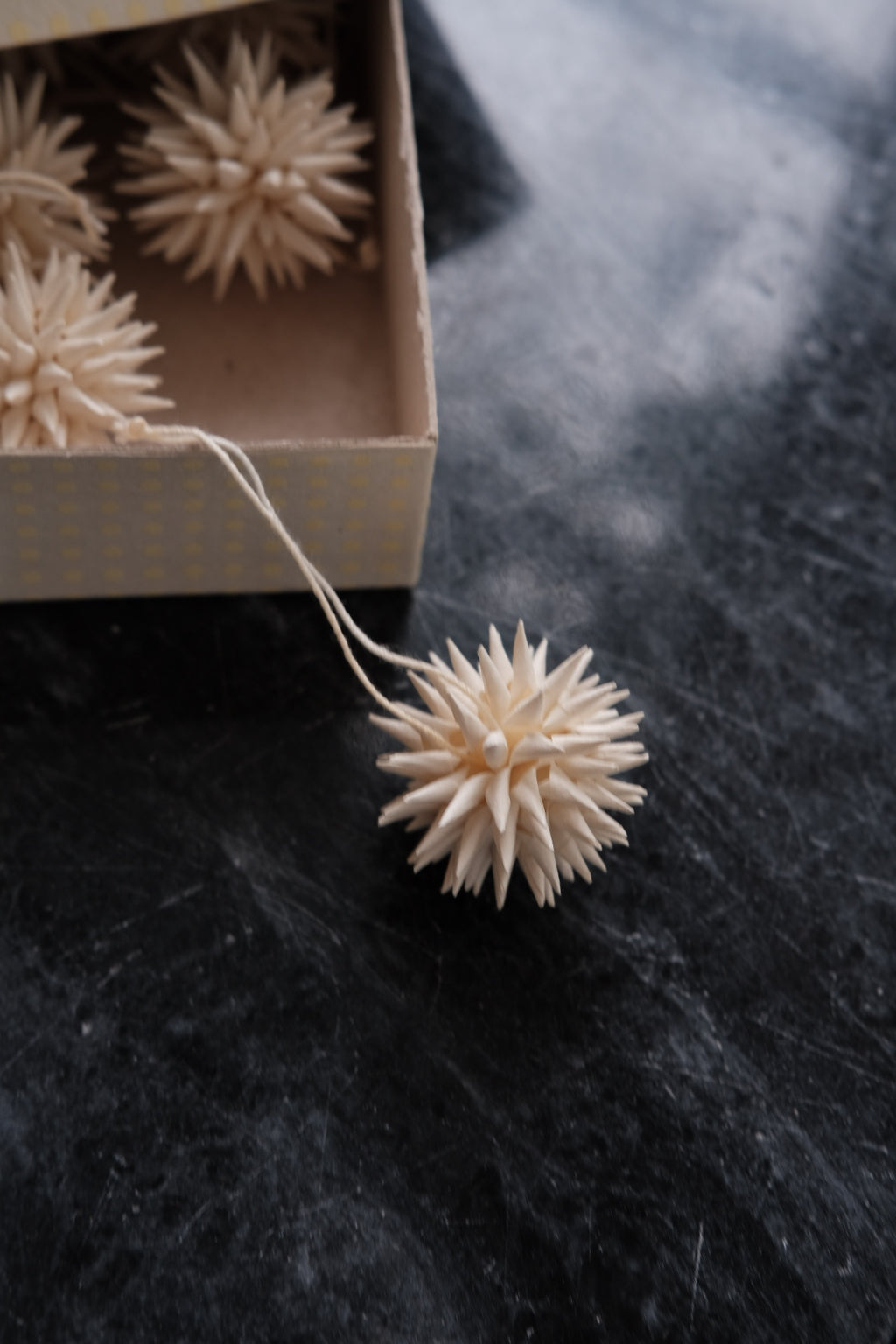 Papirornament • Snekrystal • Bomuldspapir