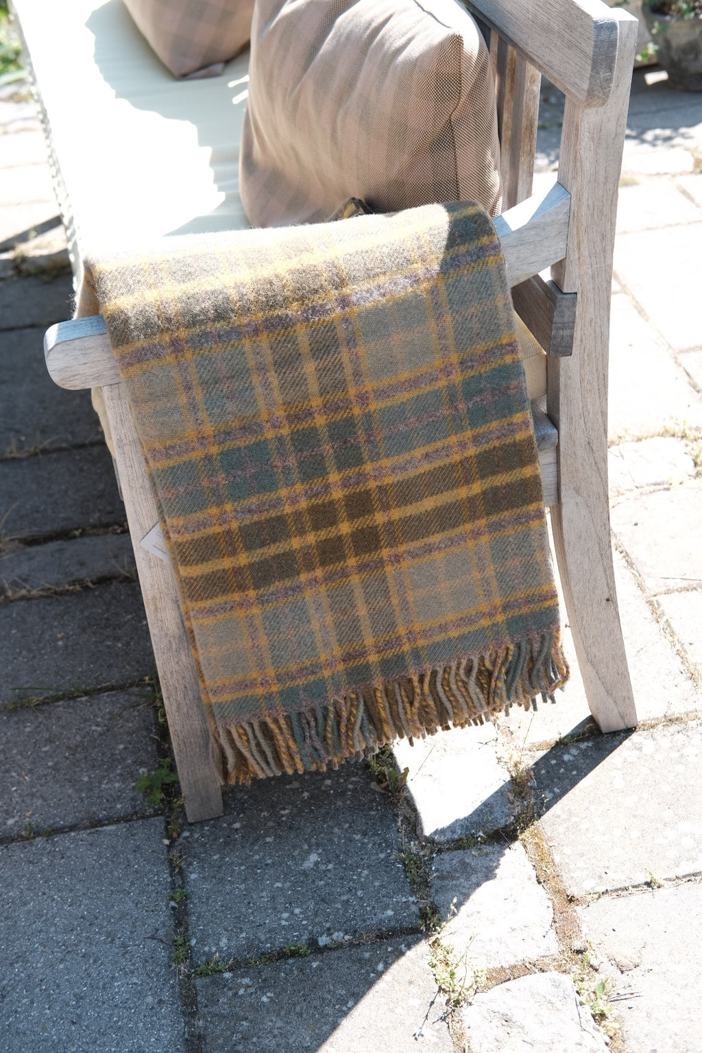 Tweedmill Uldtæppe • Mustard • DORA