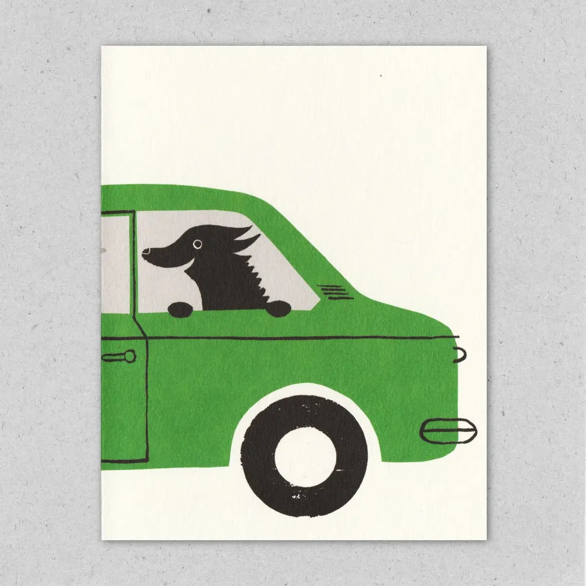 Kort • Hund i Grøn Bil