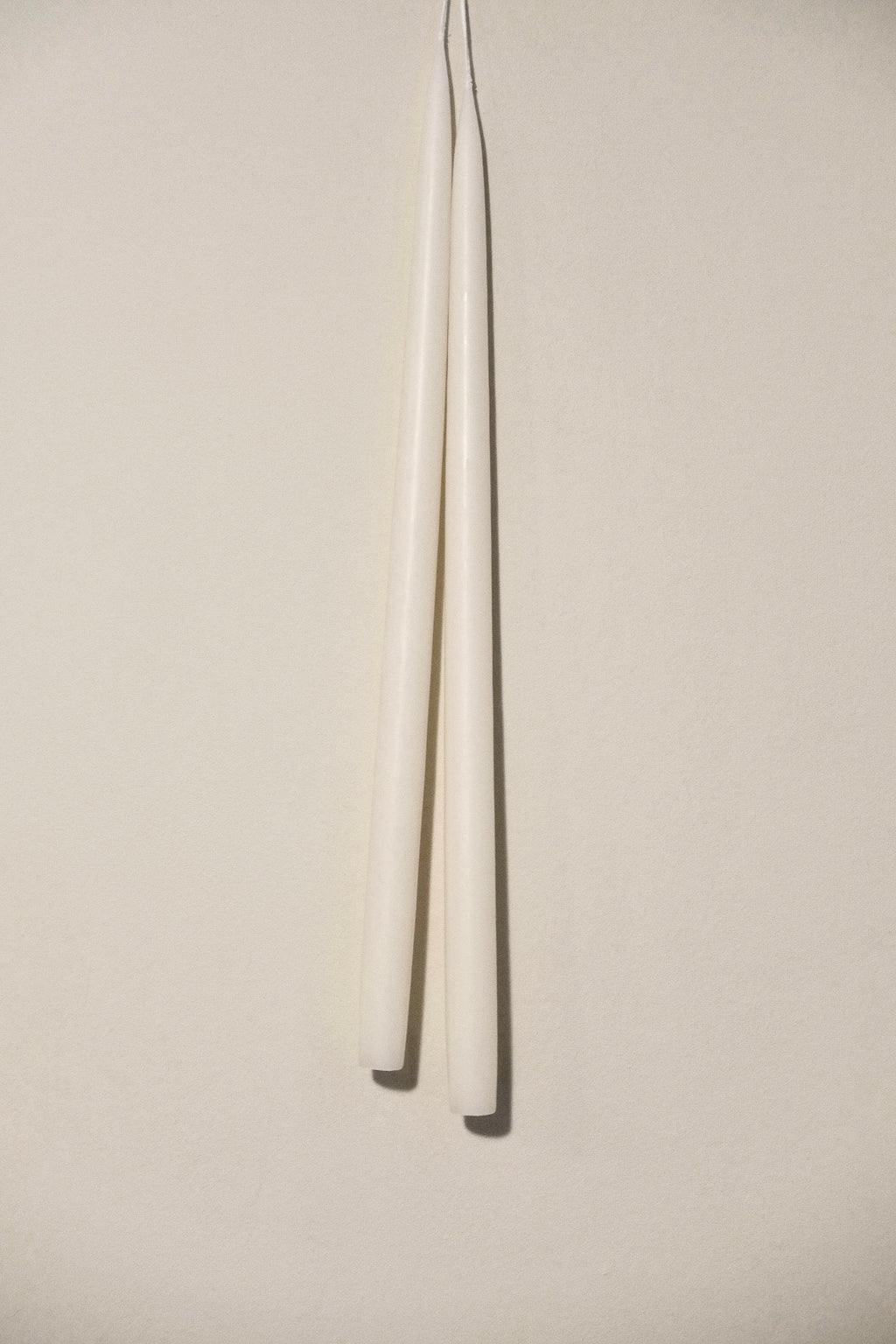 Hånddyppede lys • 45 cm • Råhvid