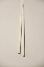 Hånddyppede lys • 45 cm • Råhvid