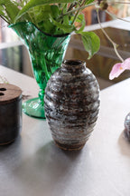 Vintage • Vase • Blålig & Brun