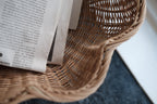 Basket on stand • Margrete • Rattan