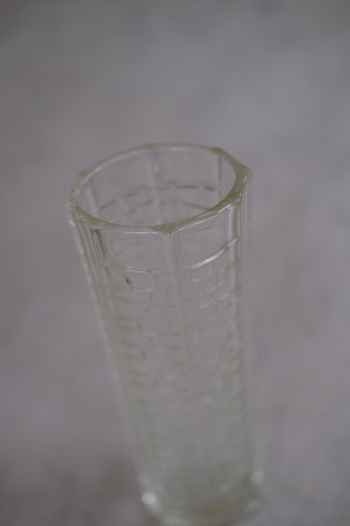 Vintage • Vase • Glas • Høj