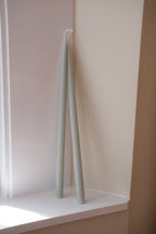 Hand-dipped candles • 45 cm • Teel