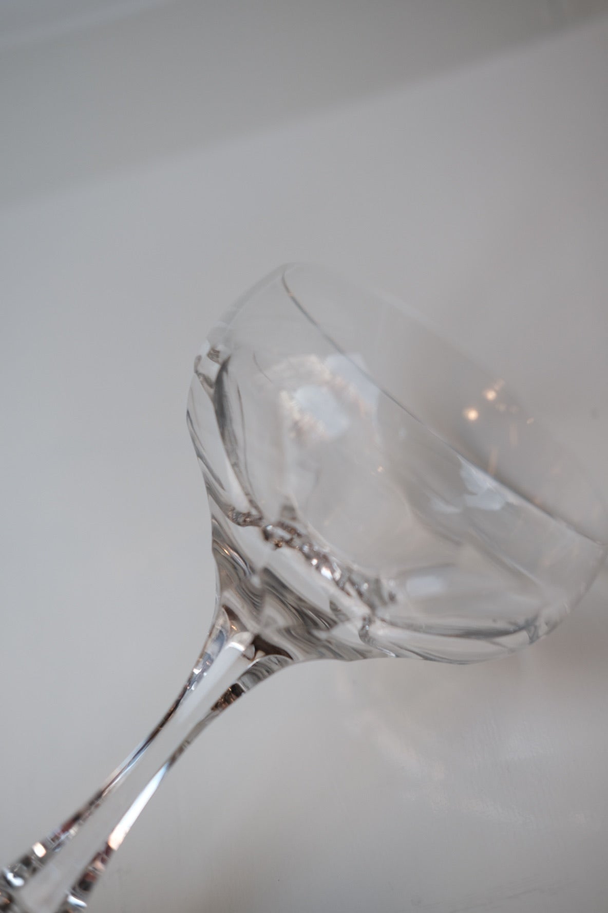 Vintage Champagneskål • Glas • 15 cm