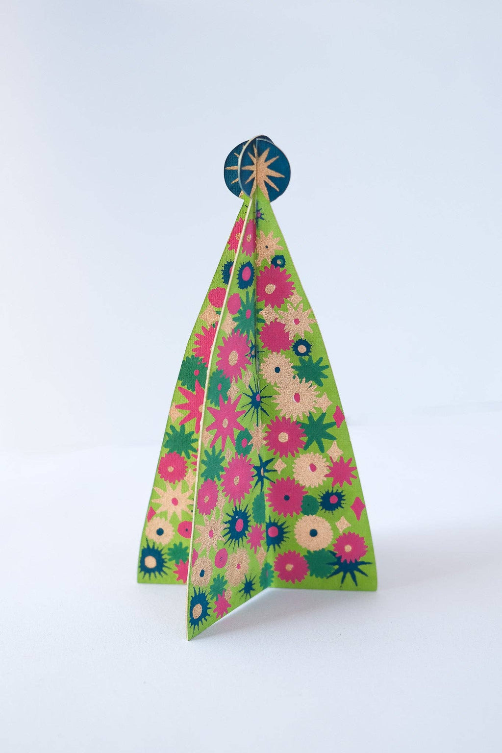 Julekort • 3D Fold-ud • Juletræ