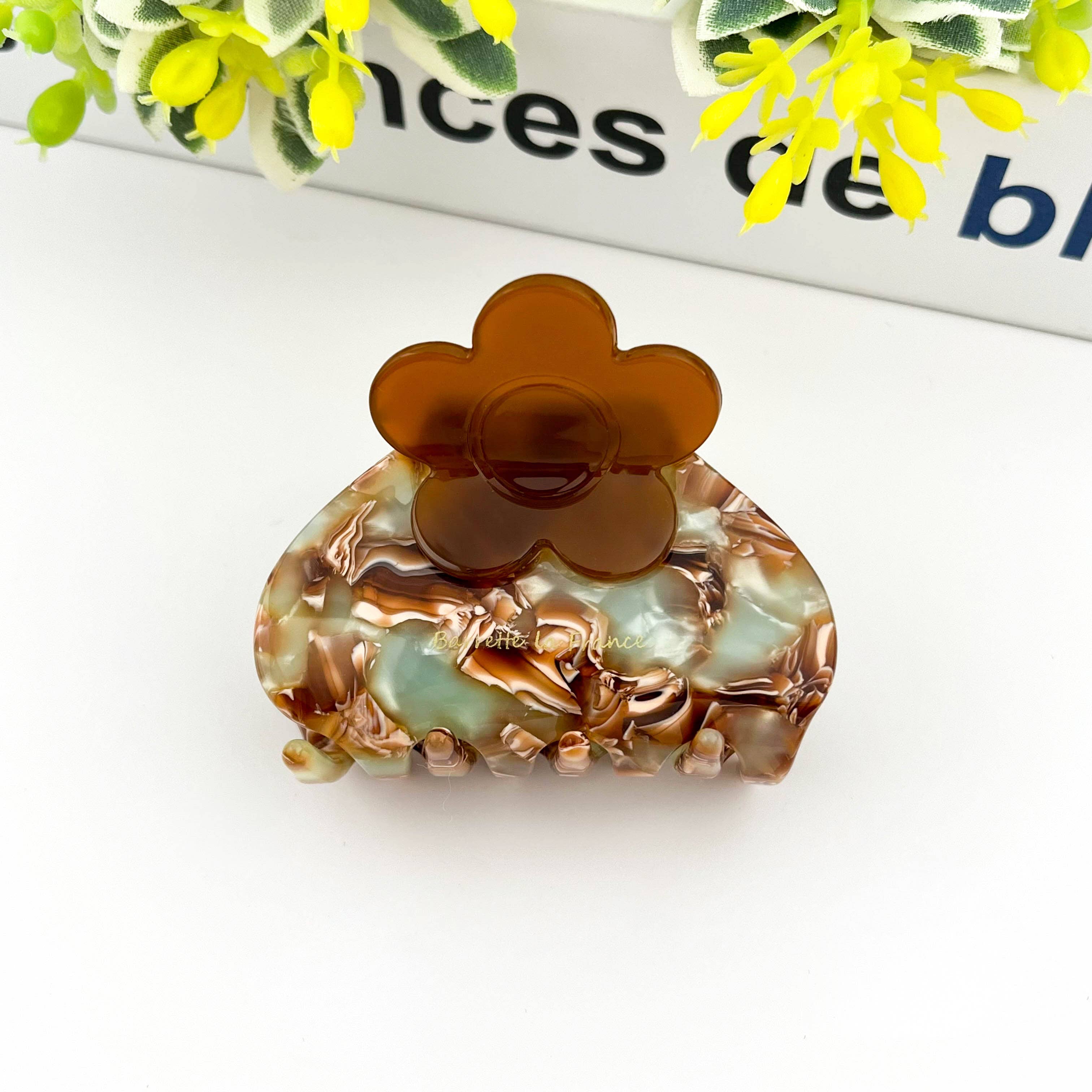 Hårklip • Flower Blomst Rød