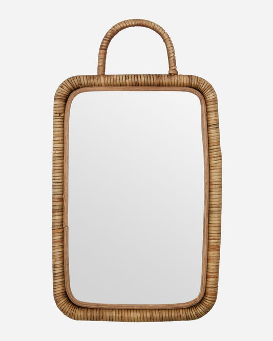 Spejl • Bambus ramme • Rektangel